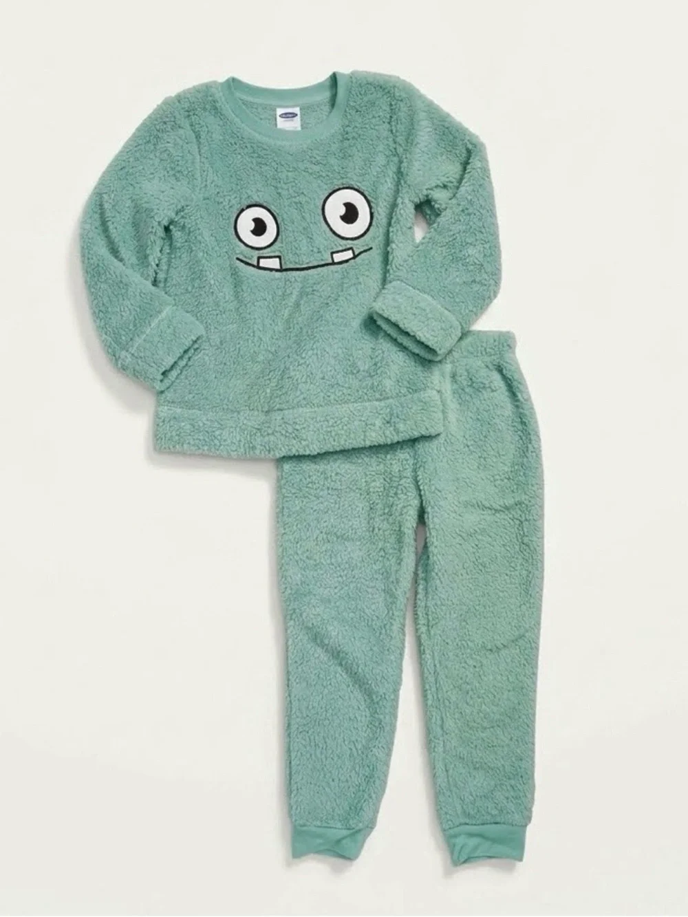 Boys Fluffy Monster Top and Pant Outfit Size 5T
